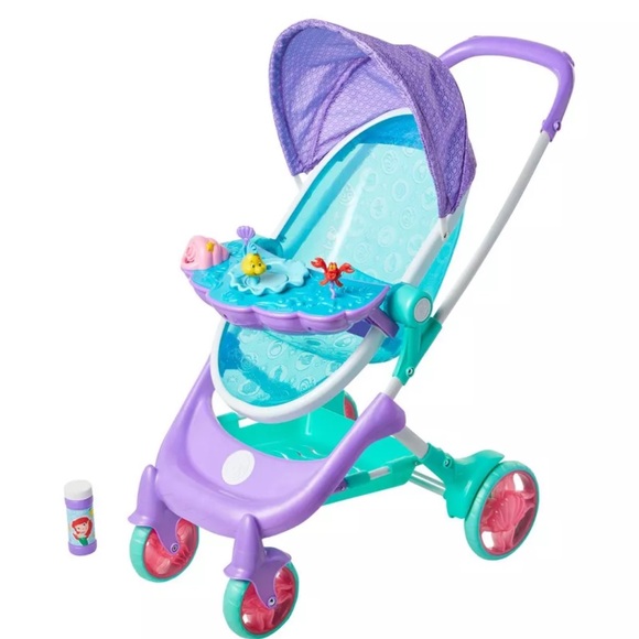 Disney Other - Disney Little Mermaid Bubble Stroller - Purple & Teal